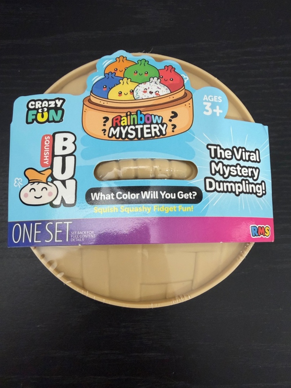 Crazy Fun Rainbow Mystery Squishy Bun Dumpling